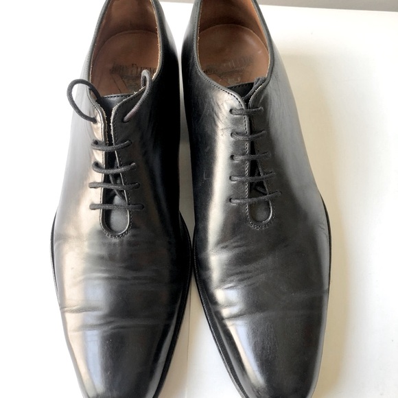 John Fluevog Black Twin Turbine Oxfords Mens Size 8 - Picture 5 of 9